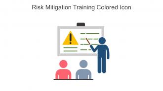 Risk Mitigation Training Colored Icon In Powerpoint Pptx Png And Editable Eps Format