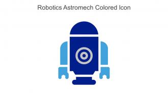 Robotics Astromech Colored Icon In Powerpoint Pptx Png And Editable Eps Format