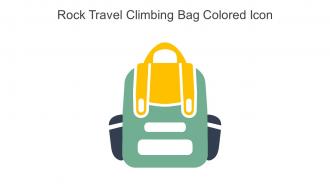 Rock Travel Climbing Bag Colored Icon In Powerpoint Pptx Png And Editable Eps Format