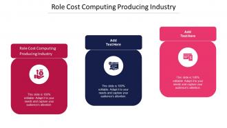 Role Cost Computing Producing Industry Ppt Powerpoint Presentation Icon Cpb