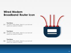 Router icon computer technology strength security arrow network