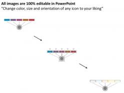 Rr five staged option infographics and icons flat powerpoint design