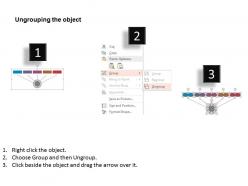 Rr five staged option infographics and icons flat powerpoint design