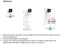 Rs three staged onion diagram with icons powerpoint template