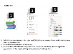 Rt five staged tags with icons infographics flat powerpoint design