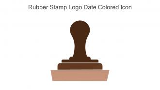 Rubber Stamp Logo Date Colored Icon In Powerpoint Pptx Png And Editable Eps Format