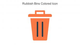 Rubbish Bins Colored Icon In Powerpoint Pptx Png And Editable Eps Format