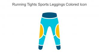 Running Tights Sports Leggings Colored Icon In Powerpoint Pptx Png And Editable Eps Format