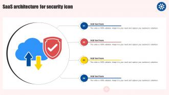 SaaS Architecture For Security Icon