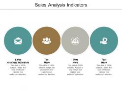 Sales analysis indicators ppt powerpoint presentation icon deck cpb