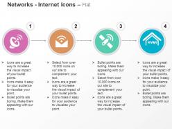 Satellite antenna wifi internet connection ppt icons graphics