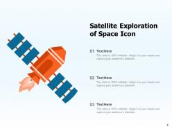 Satellite Icon Artificial Broadcasting Space Frequency Scientist Planets
