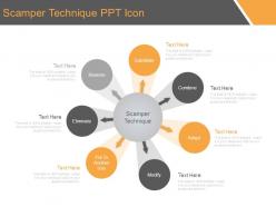 Scamper technique ppt icon