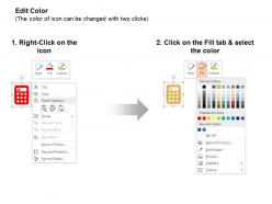 Schedule calculator alarm clock handshake ppt icons graphic