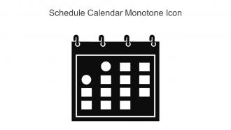 Schedule Calendar Monotone Icon In Powerpoint Pptx Png And Editable Eps Format