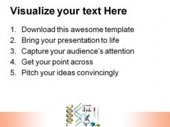 Science and genetics icons medical powerpoint templates and powerpoint backgrounds 0811