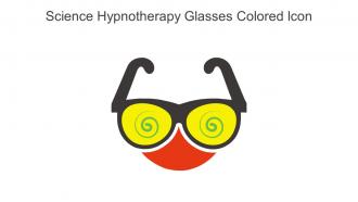 Science Hypnotherapy Glasses Colored Icon In Powerpoint Pptx Png And Editable Eps Format