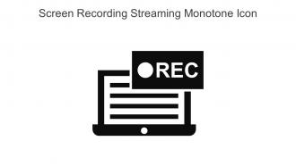 Screen Recording Streaming Monotone Icon In Powerpoint Pptx Png And Editable Eps Format