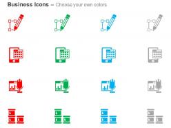 Search design mobile phase application broadcast ppt icons graphics