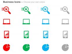Search the file laptop results on mobile sales pie chart ppt icons graphics