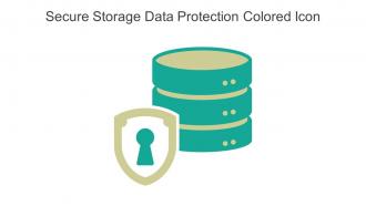 Secure Storage Data Protection Colored Icon In Powerpoint Pptx Png And Editable Eps Format