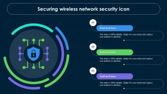 Securing Wireless Network Security Icon