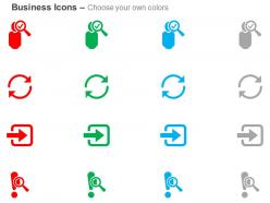Self evaluation repetition related links explanation of rules ppt icons graphics