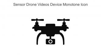 Sensor Drone Videos Device Monotone Icon In Powerpoint Pptx Png And Editable Eps Format