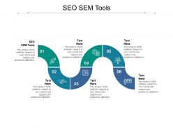 Seo sem tools ppt powerpoint presentation icon templates cpb