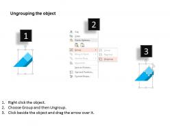 Sequential timeline with gear bar graph and social icon flat powerpoint design