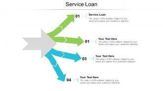 Service loan ppt powerpoint presentation icon outfit cpb
