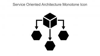 Service Oriented Architecture Monotone Icon In Powerpoint Pptx Png And Editable Eps Format