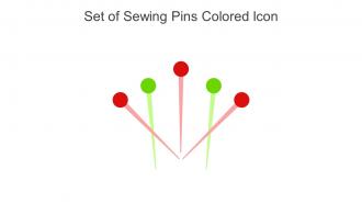 Set Of Sewing Pins Colored Icon In Powerpoint Pptx Png And Editable Eps Format