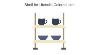 Shelf For Utensils Colored Icon In Powerpoint Pptx Png And Editable Eps Format