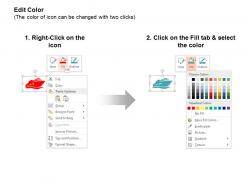 Ship plane passport car transport ppt icons graphics