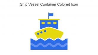 Ship Vessel Container Colored Icon In Powerpoint Pptx Png And Editable Eps Format