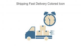 Shipping Fast Delivery Colored Icon In Powerpoint Pptx Png And Editable Eps Format