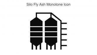Silo Fly Ash Monotone Icon In Powerpoint Pptx Png And Editable Eps Format