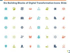 Six building blocks of digital transformation icons slide growth l17 ppt powerpoint show