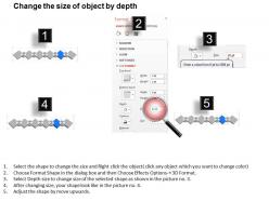 Six staged venn diagram with icons powerpoint template slide