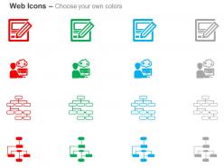 Sketching user experience design information architecture flow diagram ppt icons graphics