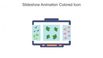 Slideshow Animation Colored Icon In Powerpoint Pptx Png And Editable Eps Format