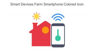 Smart Devices Farm Smartphone Colored Icon In Powerpoint Pptx Png And Editable Eps Format
