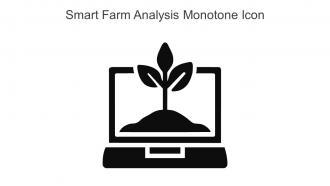 Smart Farm Analysis Monotone Icon In Powerpoint Pptx Png And Editable Eps Format