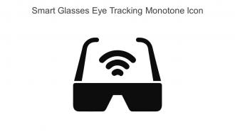 Smart Glasses Eye Tracking Monotone Icon In Powerpoint Pptx Png And Editable Eps Format