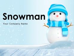 Snowman building making decoration mountains multiple dangling