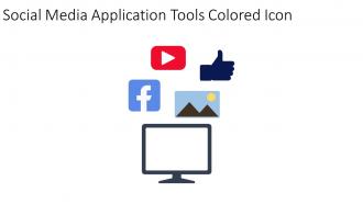 Social Media Application Tools Colored Icon In Powerpoint Pptx Png And Editable Eps Format