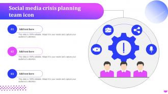 Social Media Crisis Planning Team Icon