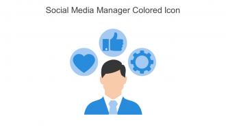 Social Media Manager Colored Icon In Powerpoint Pptx Png And Editable Eps Format