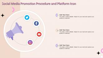 Social Media Promotion Procedure And Platform Icon